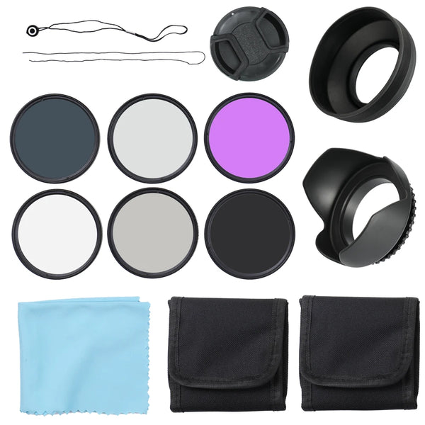 Professional Camera UV CPL FLD Lens Filters Kit