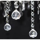 Elegant White Chandelier with 2300 Crystals