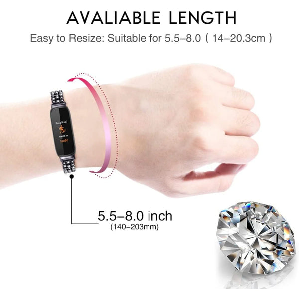 Rhinestone Metal Bling Bracelet