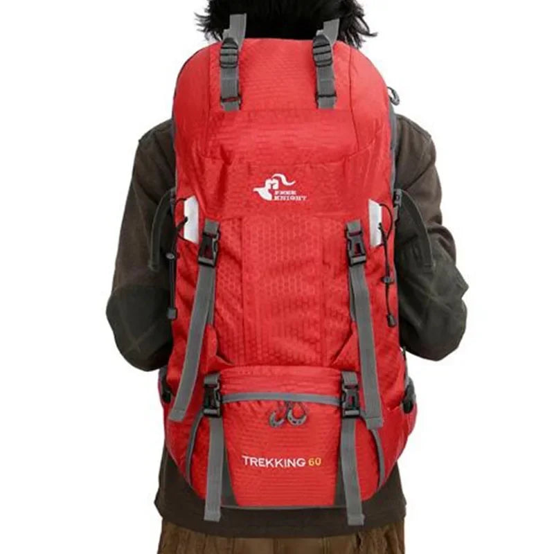 Waterproof Camping Backpack with Rain Cover