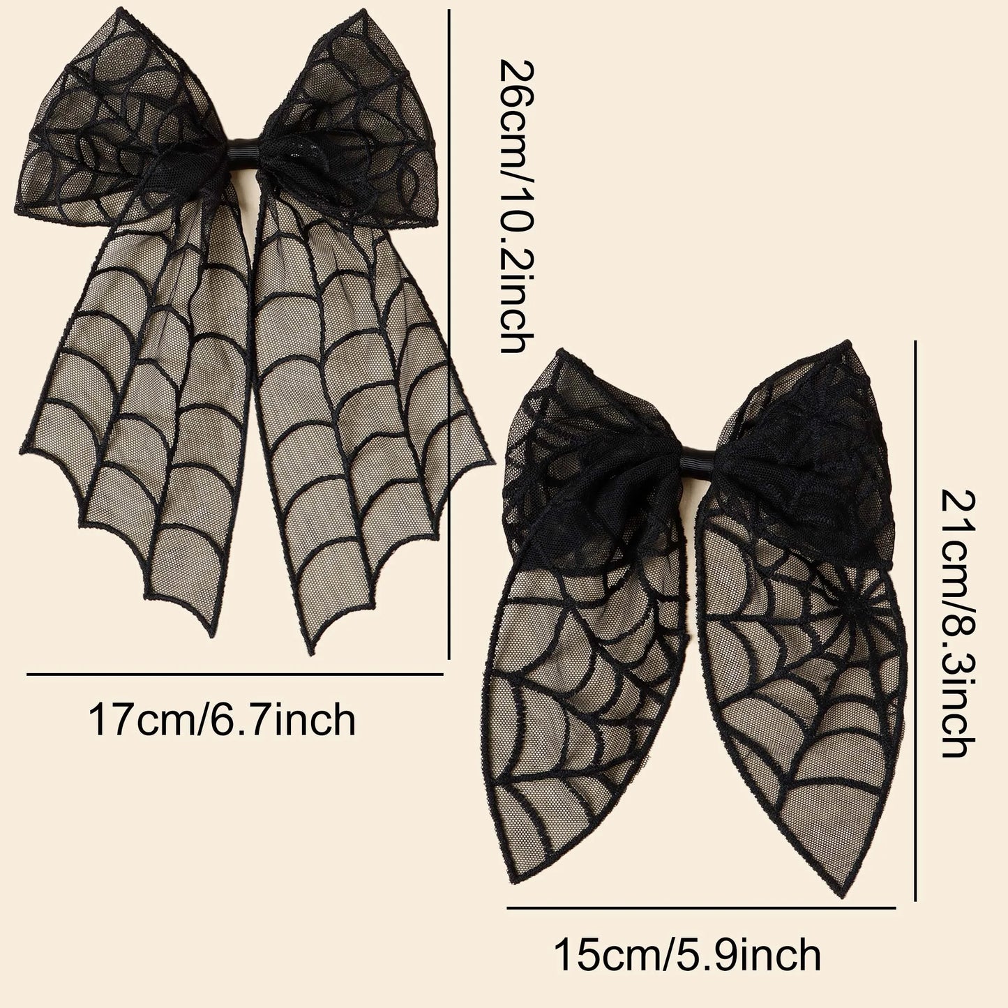 Halloween Bat Bow Hair Clip