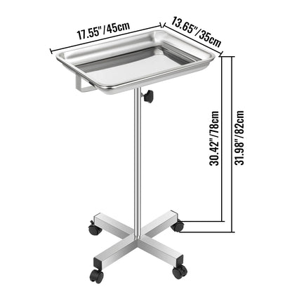 32-51 inch mayo stand with adjustable height