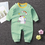 Newborn Cotton Cartoon Unisex Jumpsuit