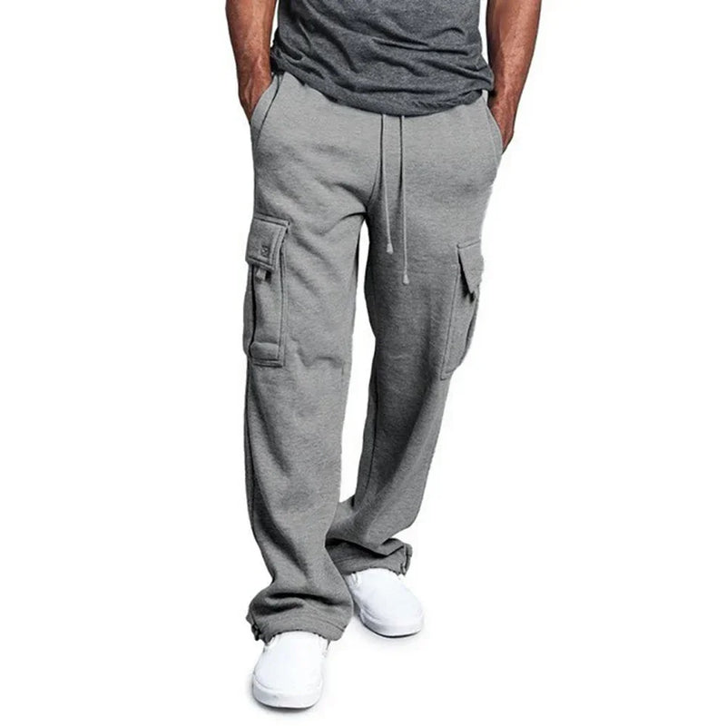 Winter Fleece Cargo Jogger Pants