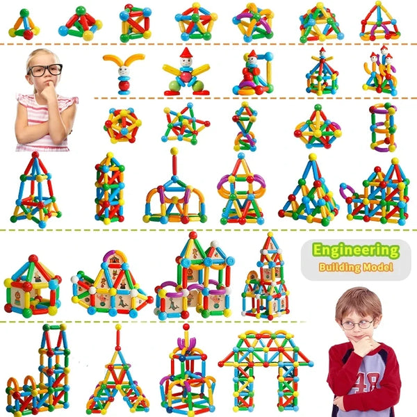 Kids Magnetic DIY Construction Set