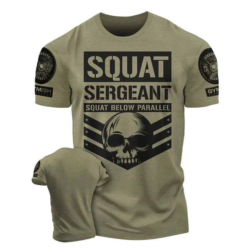 Strength Workout T-Shirt - 3D Printed Gym Tee | East R Us