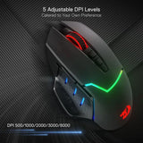Rapid Fire Key 8 Macro Buttons Wireless Mouse