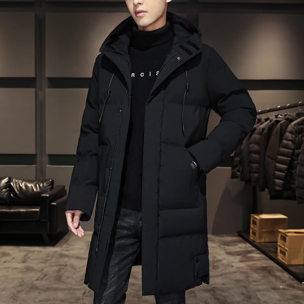 Fashion Thick Warm Long Hooded Coat