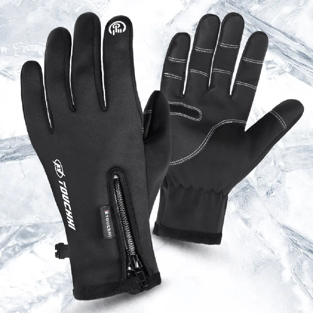 Usb touch screen anti-slip glove for cycling