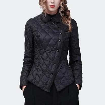 Female down cotton-padded jacket