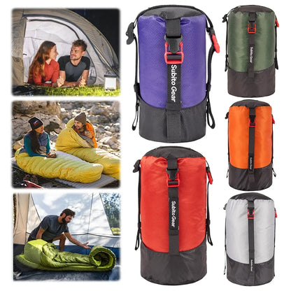 Multi-purpose ultralight sleeping bag stuff sack