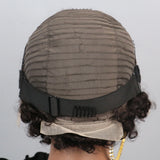 Braided Afro Puff Lace Frontal Hair Wig