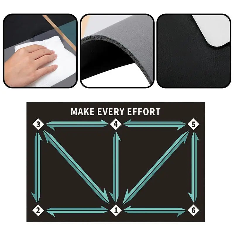 Soccer practice mat for kids