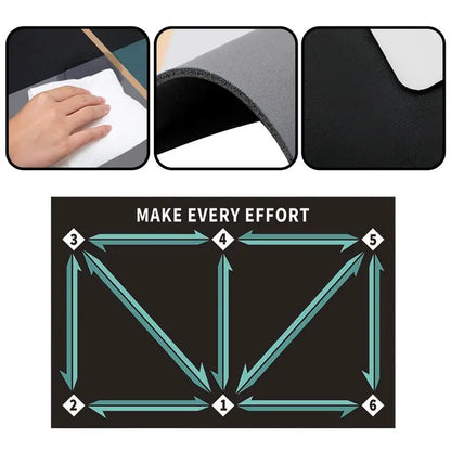 Soccer practice mat for kids