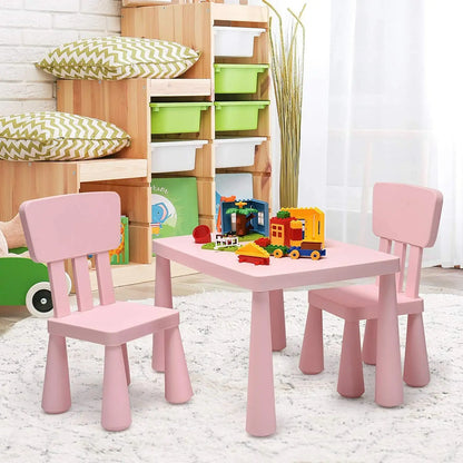 3 pcs kids table and chair set