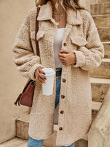 Winter Fleece Lapel Plush Jacket