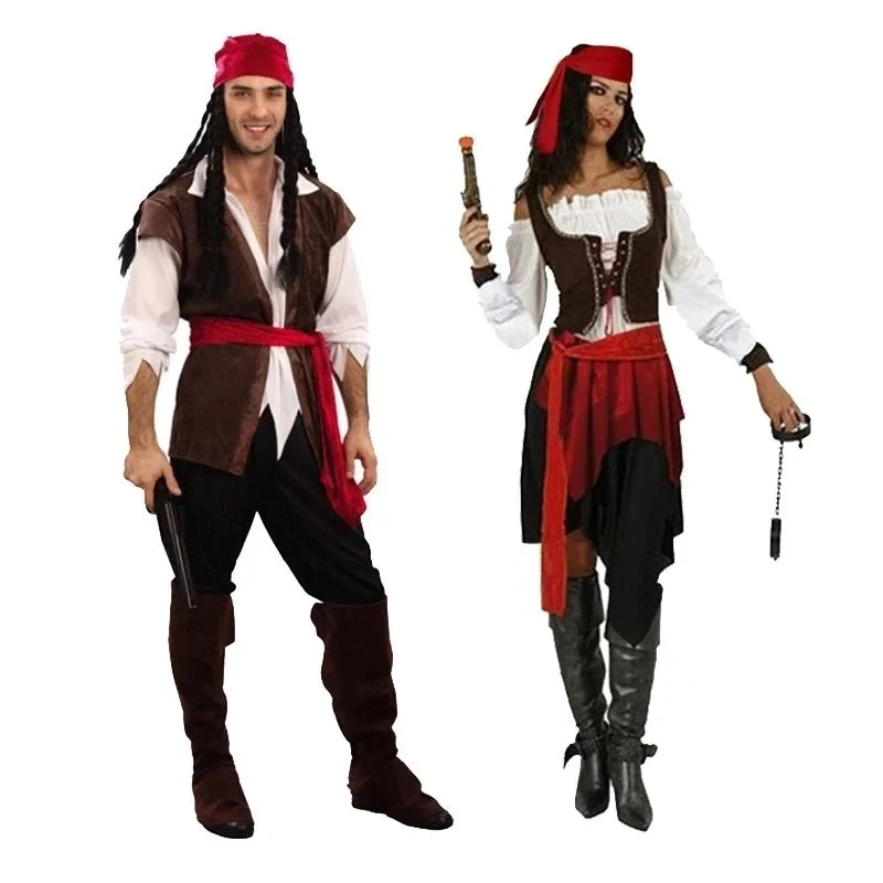 Pirates of the caribbean cosplay costume