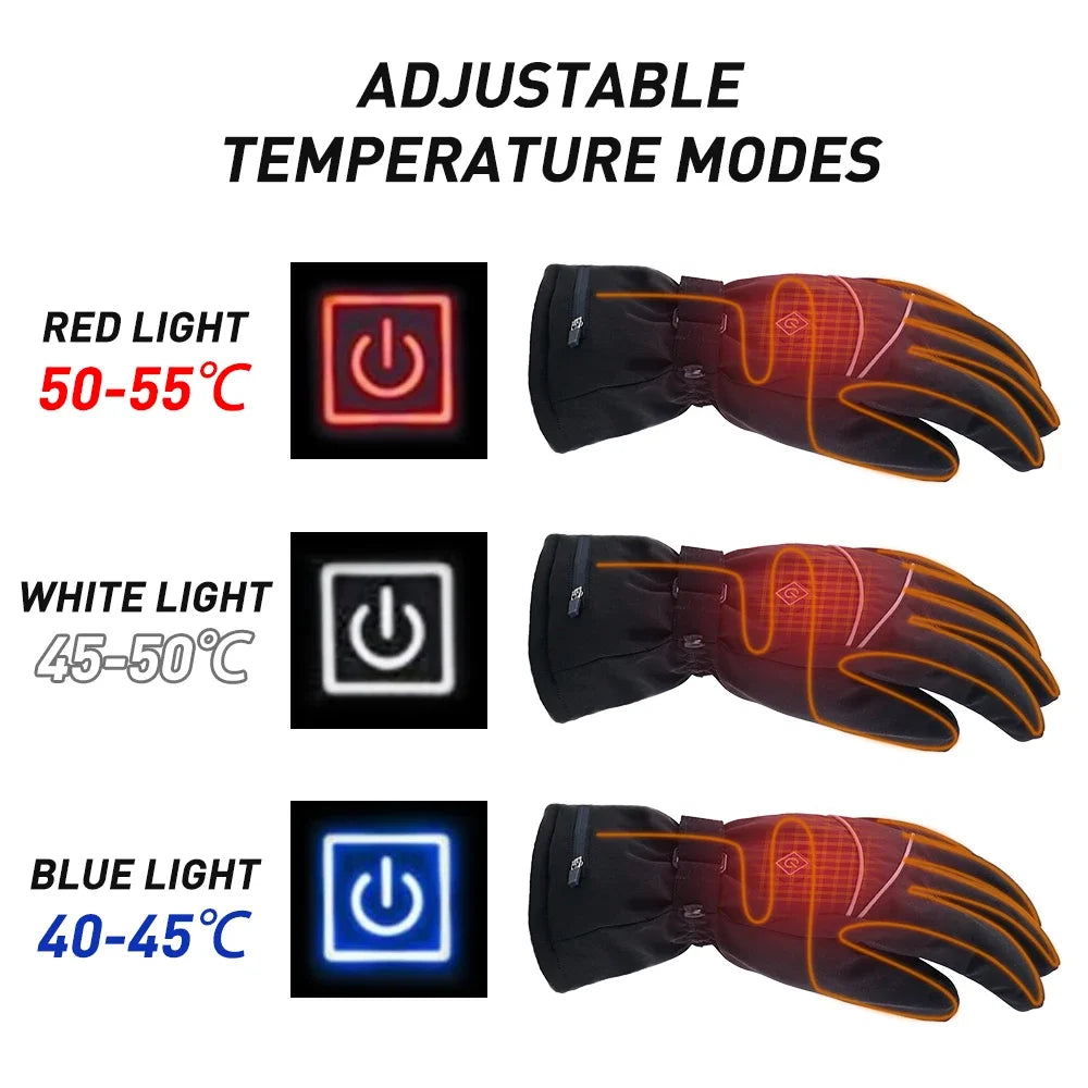 Water-resistant winter warm touchscreen gloves