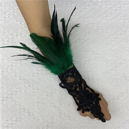 Halloween Party Fingerless Gloves