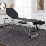 Leather Upholstered Adjustable Massage Bed