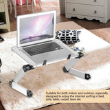 Aluminum Alloy Adjustable Folding Laptop Tray Stand