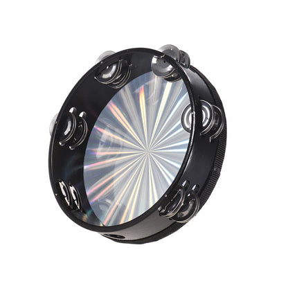 8/10 inch wooden radiant tambourine hand drum