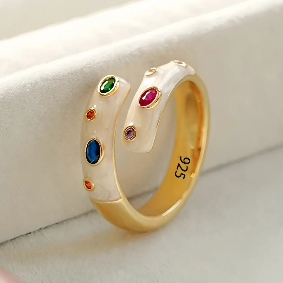 925 Sterling Silver Flower Ring