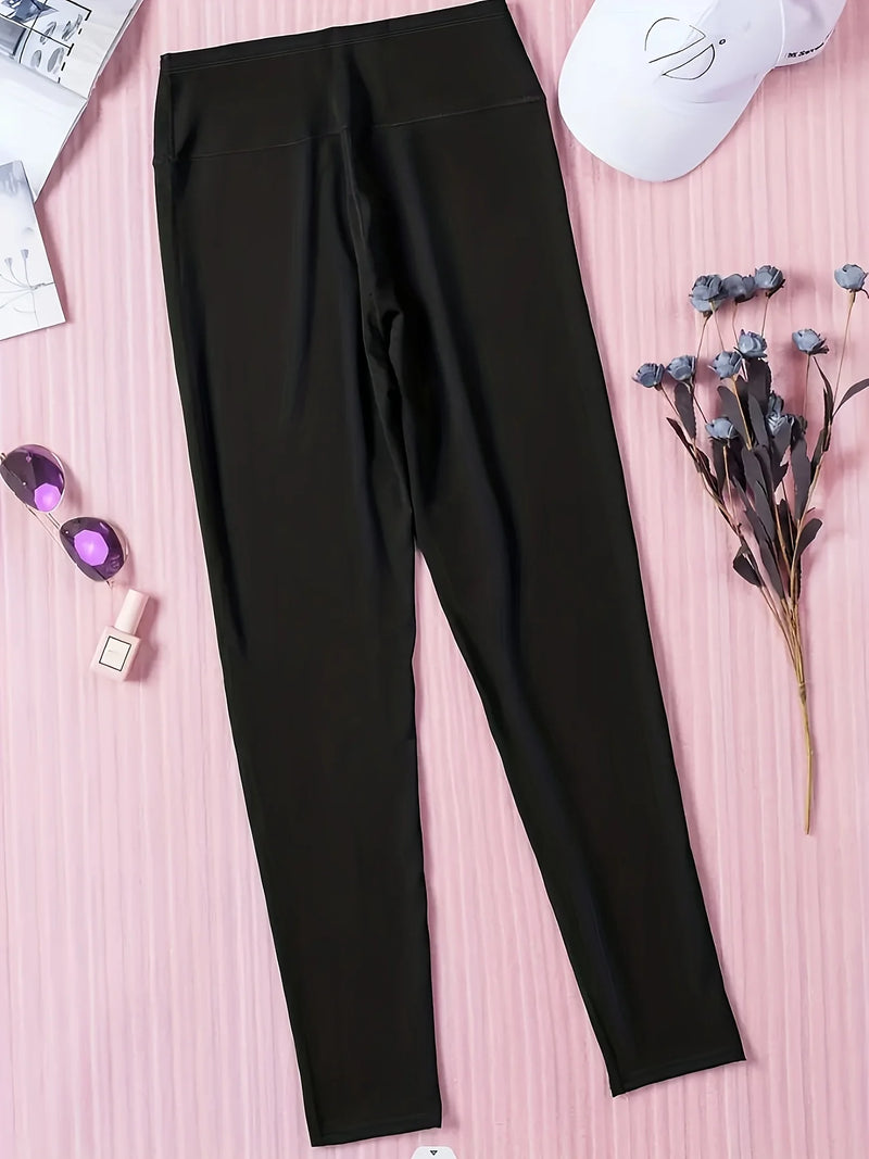 Women's Ripped High Elastic Leggings