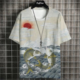 Animal Print Casual T-Shirt - Stylish Loose Tee | East R Us