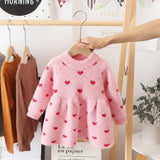 Winter Imitation Mink Fleece Princess Dress