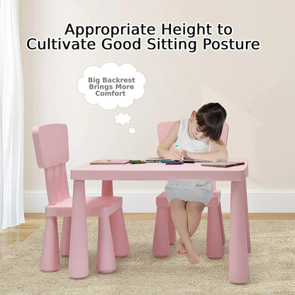 3 pcs kids table and chair set