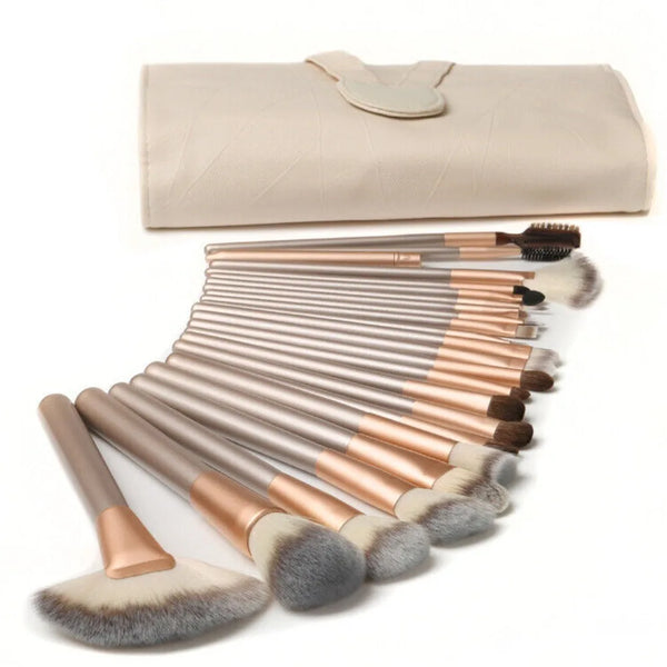 Professional Wooden Make Up Brushes Sets