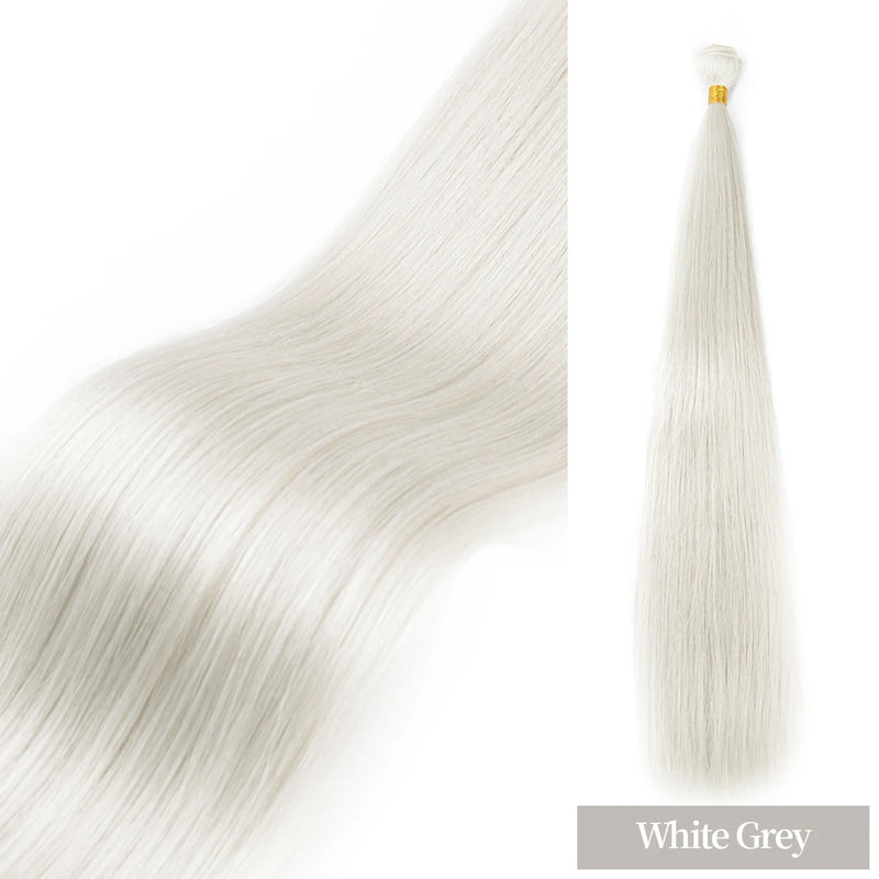 Heat Resistant Fiber Hair Weaving Synthetic Straight Hair