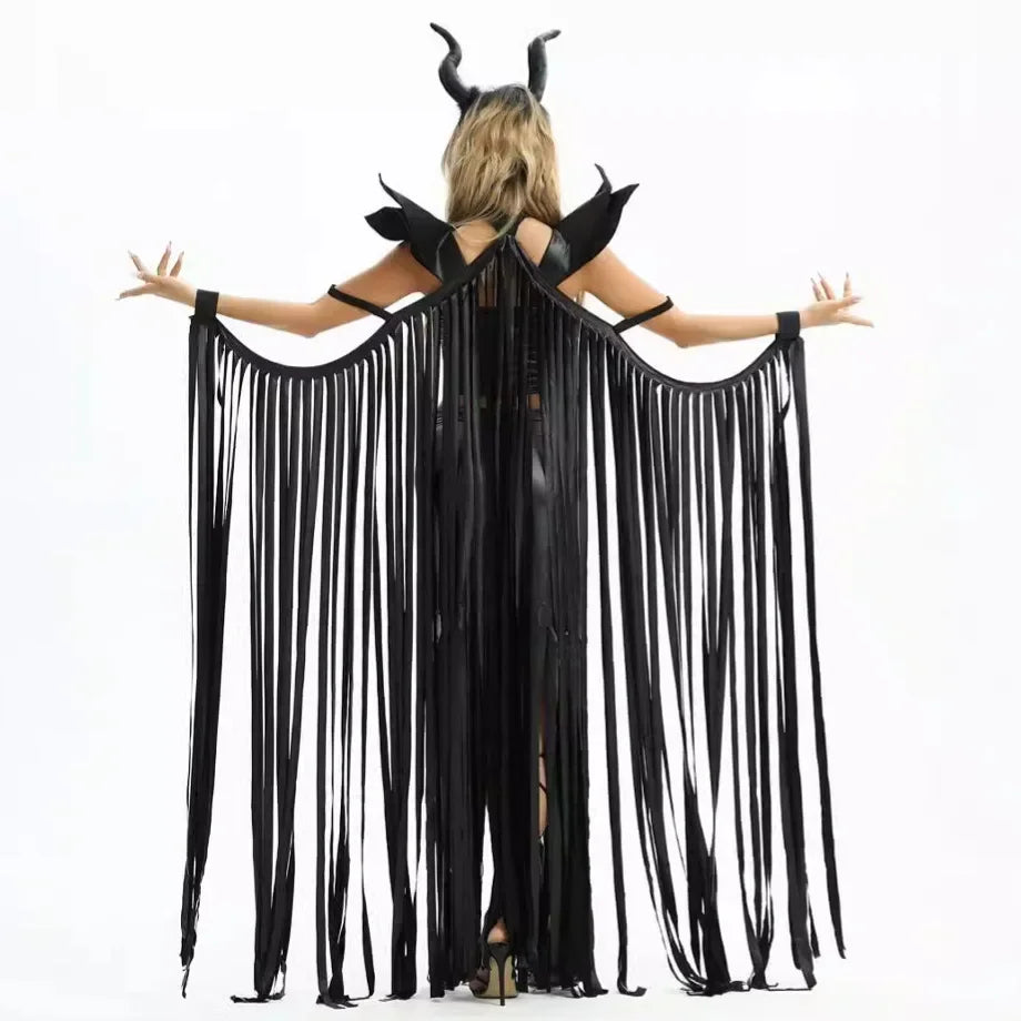 Women's Gothic Vampire Long Halloween Costume