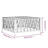 Stylish Anthracite Garden Table