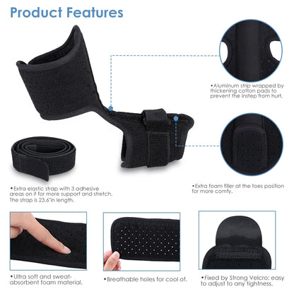 Adjustable plantar with spiky massage ball