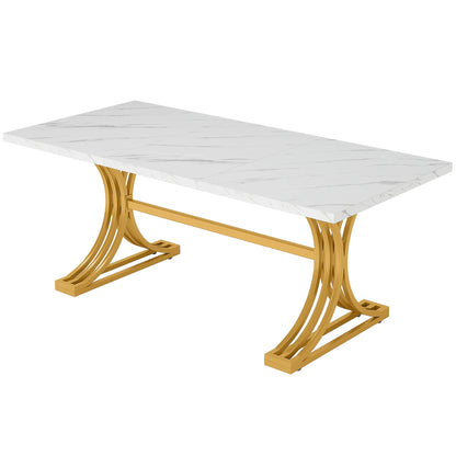 63-inch rectangular dining table