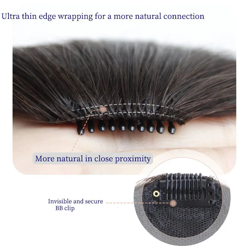 Synthetic Fake Bangs In Hair Extensions