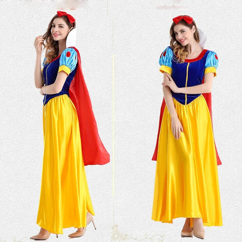 Cartoon Princess Snow White Halloween Party Costume