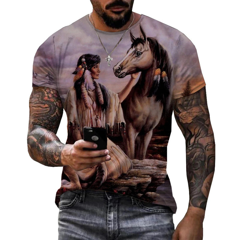 Indians Summer Fashion 3D T-shirt