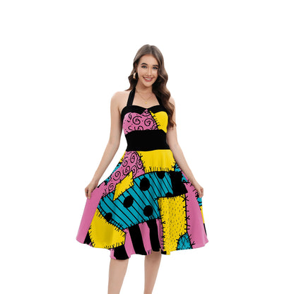 Sleeveless Vintage Halloween Cosplay Costume
