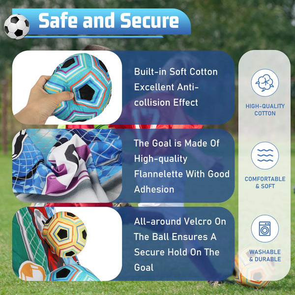 Foldable Football Ball Game Set for Kids