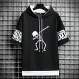 Y2K Skull Graphic T-Shirt - Hip Hop Streetwear | East R Us