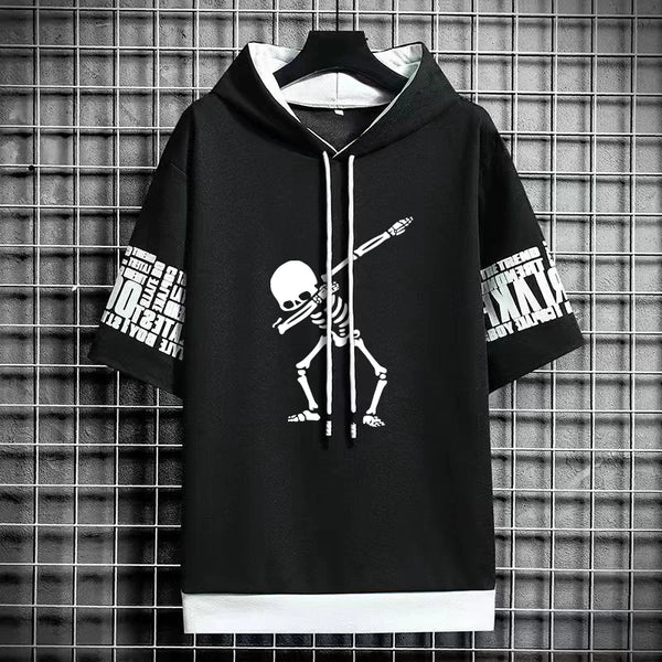 Y2K Skull Graphic T-Shirt - Hip Hop Streetwear | East R Us