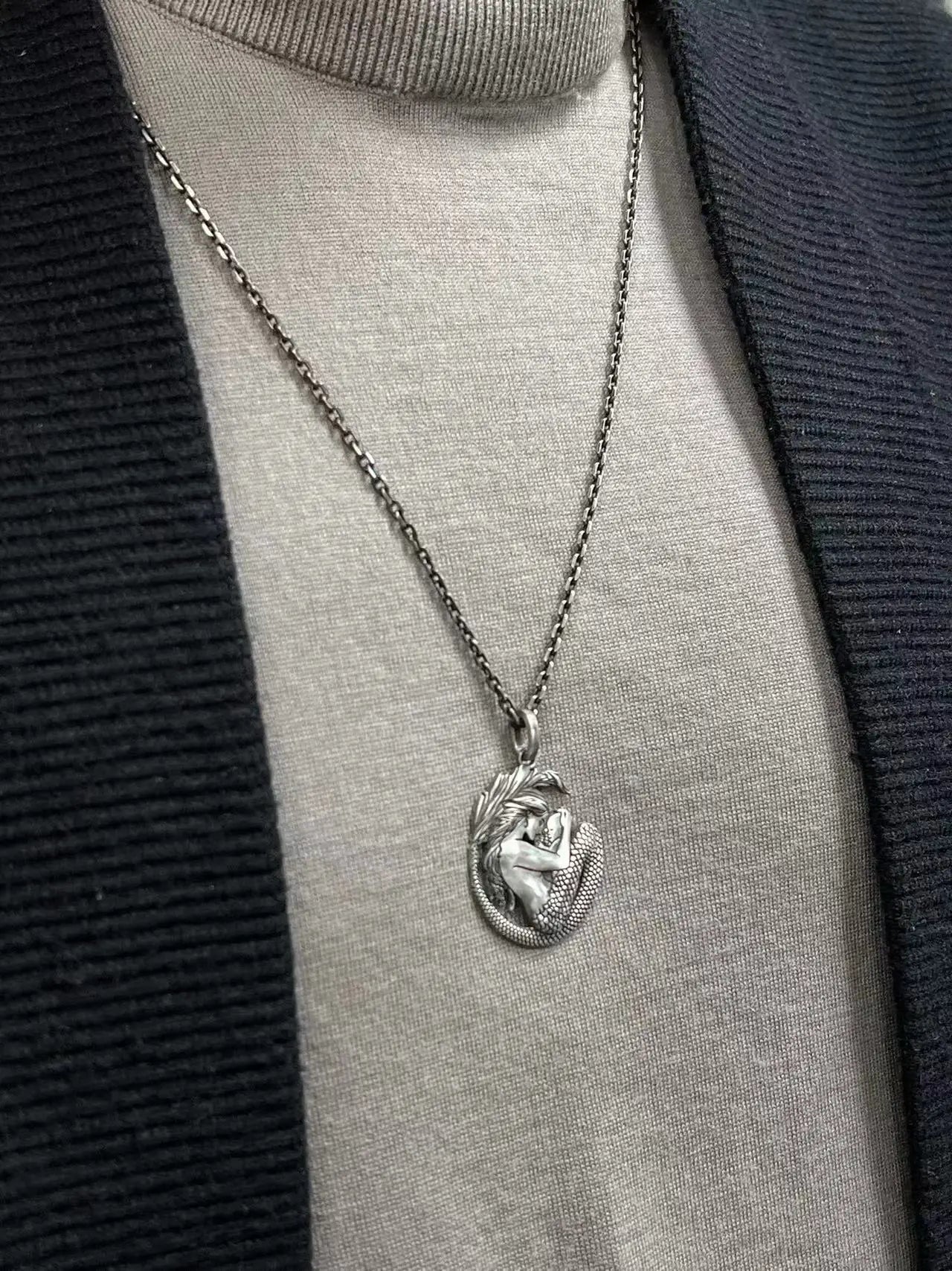 S925 Sterling Silver Vintage Pendant