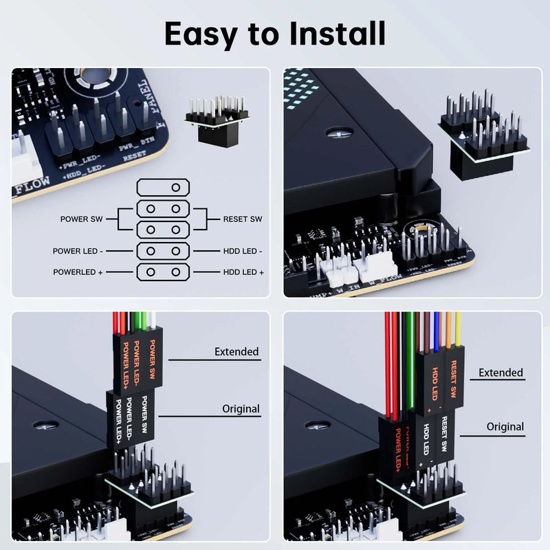 2M Desktop Computer Power Supply Button