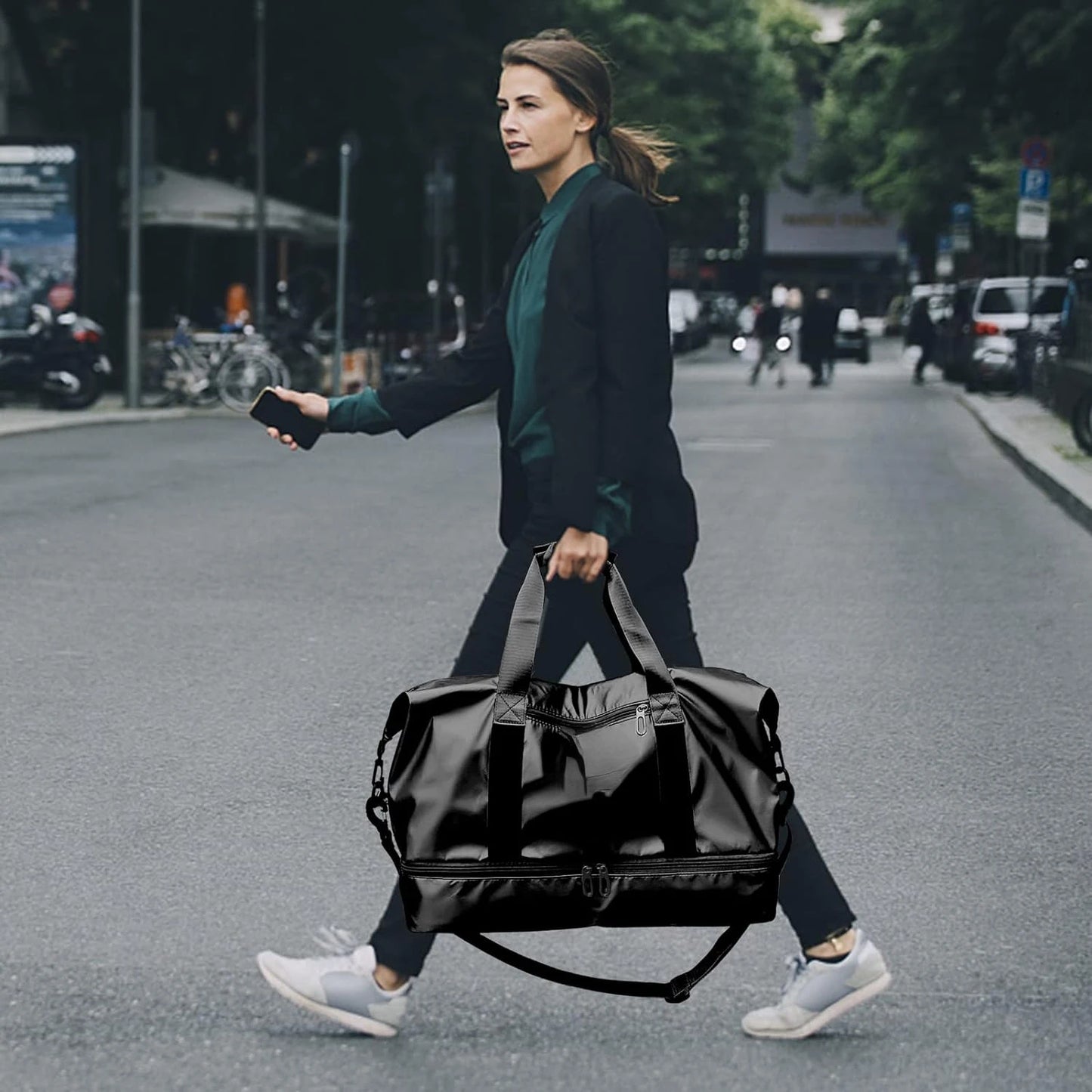 Stylish and waterproof gym duffel bag