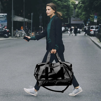 Stylish and waterproof gym duffel bag
