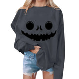 Fashion Retro 3d Printed Halloween Sweatshirt