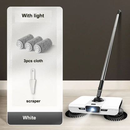 Broom robot vacuum cleaner
